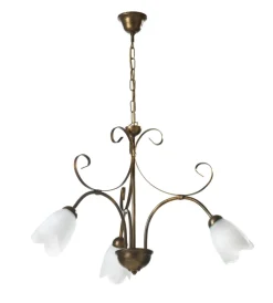 Best Lampadario 3 luci "odino" bronzo e14 Illuminazione Per Interno
