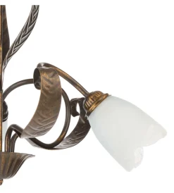 Onli Illuminazione Per Interno|Lampadario 3 luci "sonia" bronzo e14