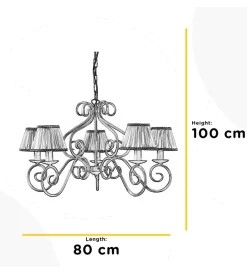 Onli Illuminazione Per Interno|Lampadario 5 luci 