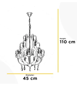 Onli Illuminazione Per Interno|Lampadario a 5 luci 