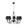 Onli Illuminazione Per Interno|Lampadario a 5 luci "loris" nero, e14