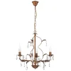Outlet Lampadario a 3 luci "teresa" bronzo, e14 Illuminazione Per Interno