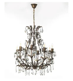Best Lampadario "botte" 8 luci bronzo, e14 Illuminazione Per Interno