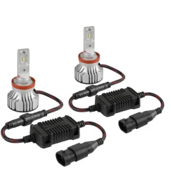 Lampa Auto Esterno|de led per auto 9-32v halo led serie 7 compact - (h8-h9-h11-h16) - 36w - pgj19-x - 2 pz  - scatola  57779