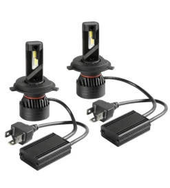 de led per auto 9-32v halo led serie 9 ultra power compact - (h4) - 45w - p43t - 2 pz  - scatola  57763 Auto Esterno