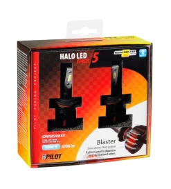 Auto Esterno-Lampa de led per auto 9-32v halo led serie 5 blaster - (h7) - 20w - px26d - 2 pz  - scatola  57792