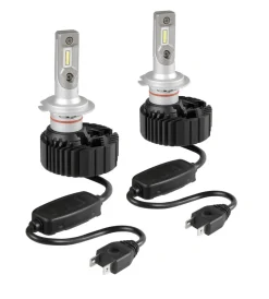 Auto Esterno-Lampa de led per auto 9-32v halo led serie 4 fit-master - (h7) - 25w - px26d - 2 pz  - scatola  57799