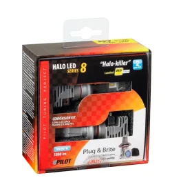Lampa Auto Esterno|de led per auto 9-32v halo led serie 8 halo killer - (h7) - 25w - px26d - 2 pz  - scatola  57771