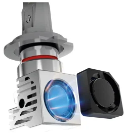 Auto Esterno-Lampa de led per auto 9-32v halo led serie 8 halo killer - (h4) - 25w - p43t - 2 pz  - scatola  57770