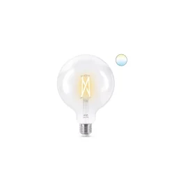 Lampadine-Philips Smart Led Lampadina filament chiaro smart g125, 806 lm