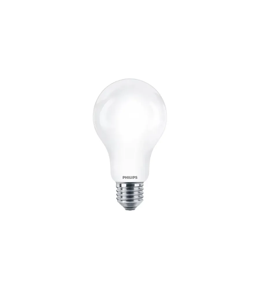 Lampadine- Lampadina goccia smerigliata led philips luce calda 150w e27 2700 k
