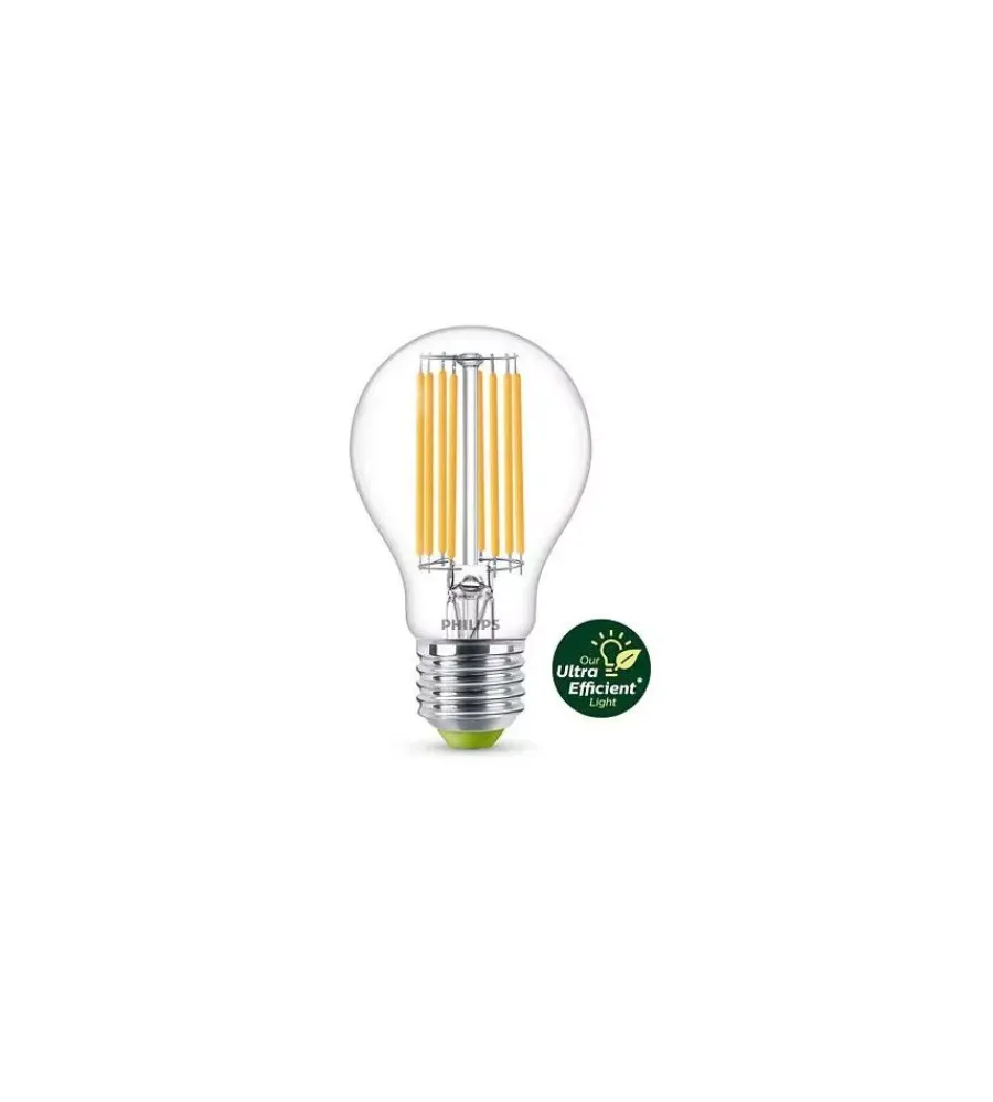 Philips Lampadine|Lampadina led a goccia trasparente 4w 3000k, e27