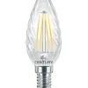 Outlet Lampadina led candela incanto tortiglione 4w e14 2700k 440 lm Lampadine