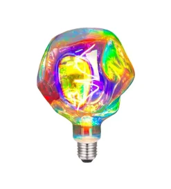 Outlet Lampadina led decorativa "alien" rainbow 210 lm, e27 Lampadine