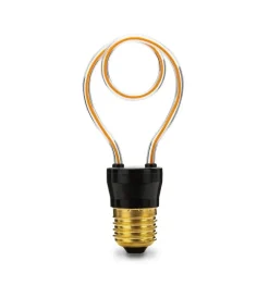 Lampadine- Lampadina led decorativa "doppia spirale" 240 lm, e27