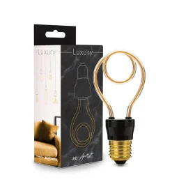 Lampadine- Lampadina led decorativa "doppia spirale" 240 lm, e27