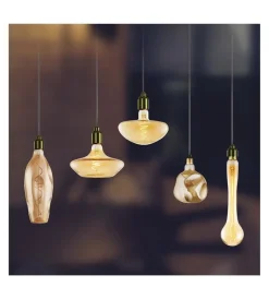 Lampadine- Lampadina led decorativa "bottle" ambrata 240 lm, e27