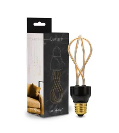Lampadine|Lampadina led decorativa "doppio tondo" 480 lm, e27