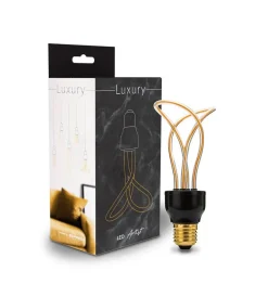 New Lampadina led decorativa "doppio irregolare" 480 lm, e27 Lampadine