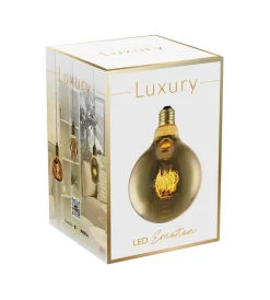 Lampadine- Lampadina led decorativa "globo" oro 70 lm, e27