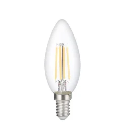Lampadine- Lampadina led "oliva" luce bianca, 60w e14