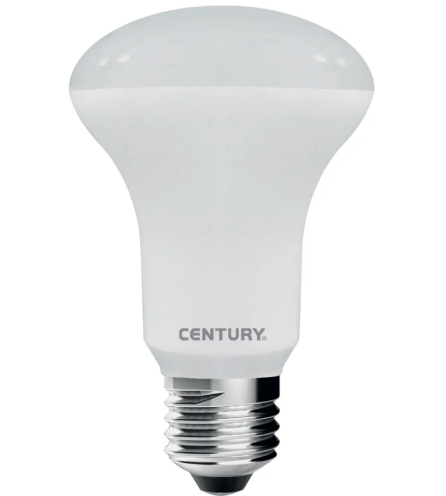 Lampadine-Century Lampadina led reflector 8w e27 120° 3000k 806 lm