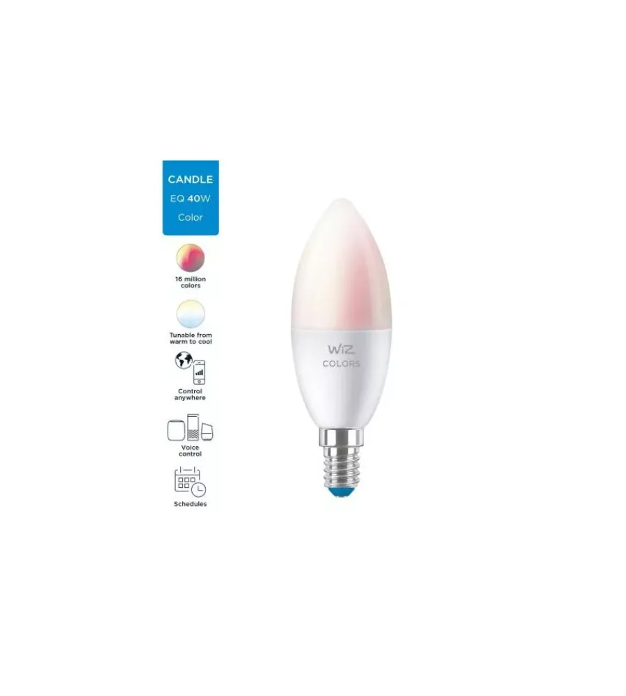 Lampadine-Philips Smart Led Lampadina smart oliva c37, 470 lm