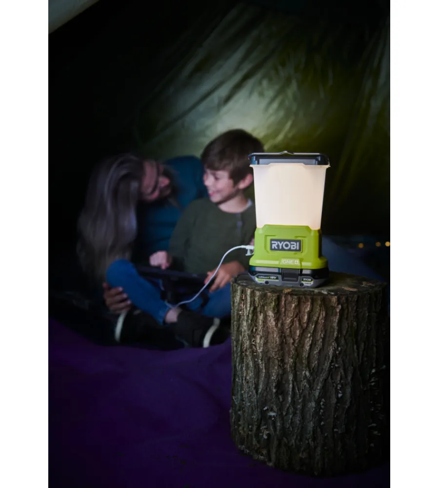 Illuminazione Per Interno-Ryobi Lanterna led a batteria "rll18-0" 18 v, solo corpo macchina