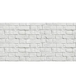 Pannelli Plastici- Lastra decorativa in polipropilene con stampa effetto muro, 100x50 cm