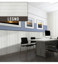 Best Lastra decorativa in polipropilene con stampa effetto legno bianco, 100x50 cm Pannelli Plastici