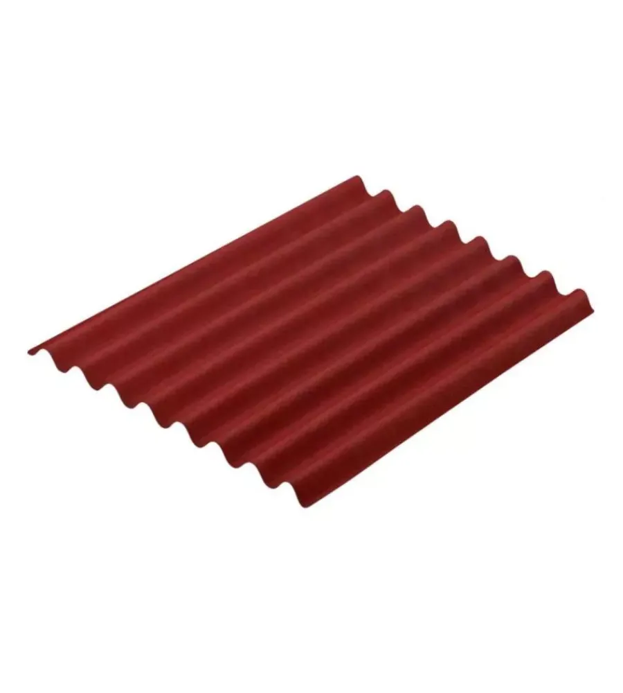 Clearance Lastra "easyline" rosso 100x76 cm Lastre E Rotoli