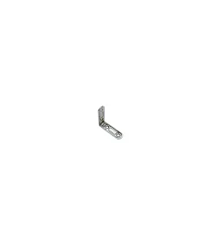 Best Lastrine ad angolo inox 80 x 80 x 18 mm. - 1 pz. Sistemi Di Fissaggio