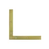 Clearance Lastrine angolari 75 x 75 mm. - zincate giallo - 1 pz. Sistemi Di Fissaggio