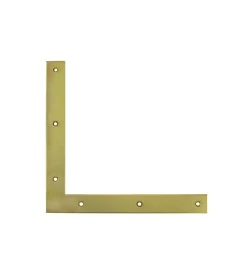 Clearance Lastrine angolari 75 x 75 mm. - zincate giallo - 1 pz. Sistemi Di Fissaggio