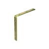 Clearance Lastrine angolari 140 x 140 mm. - zincate giallo - 1 pz. Sistemi Di Fissaggio