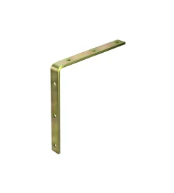 Sistemi Di Fissaggio- Lastrine angolari 100 x 100 mm. - zincate giallo - 1 pz.