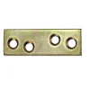 Sistemi Di Fissaggio|Lastrine diritte 120 x 18 mm. - zincate giallo - 4 pz.