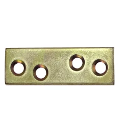 Sistemi Di Fissaggio|Lastrine diritte 120 x 18 mm. - zincate giallo - 4 pz.
