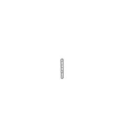 Clearance Lastrine diritte inox 61 x 15 mm. - 4 pz. Sistemi Di Fissaggio