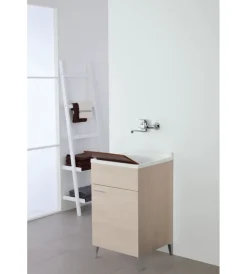 Mobiletti Multiuso|Lavatoio "slim" larice, 50x50x83 cm