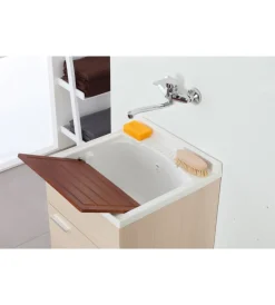 Mobiletti Multiuso|Lavatoio "slim" larice, 50x50x83 cm