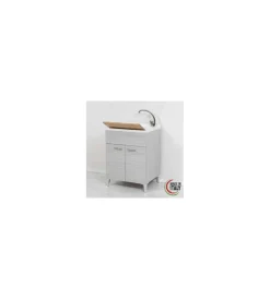 Sale Lavatoio stella rovere grigio, 60x50x83cm Mobiletti Multiuso
