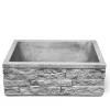 Hot Lavello da giardino "meseta" grigio, 45x35x16 cm - Fontane, Decorazioni E Pavimentazioni