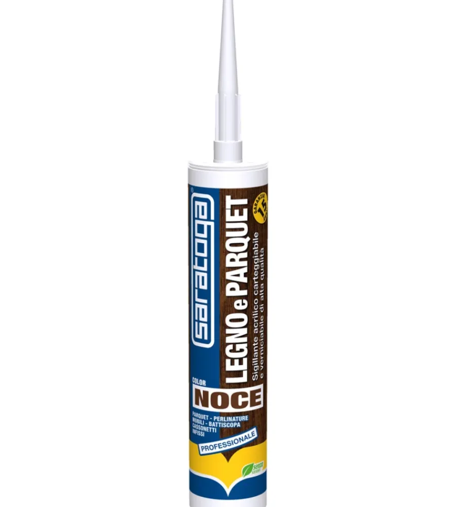 Saratoga Siliconi E Sigillanti|"legno & parquet" colore noce 310 ml - .