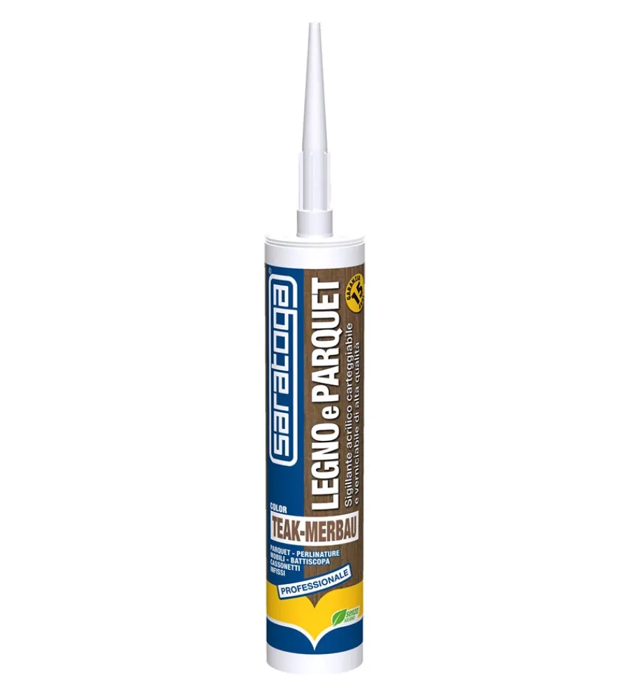 Siliconi E Sigillanti-Saratoga "legno & parquet" colore teak mernau 310 ml - .