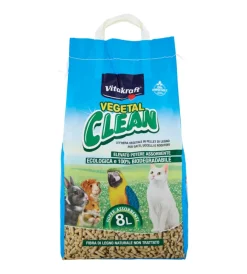 Lettiere E Sabbia-Vitakraft Lettiera per gatti "vegetal clean" 8 litri