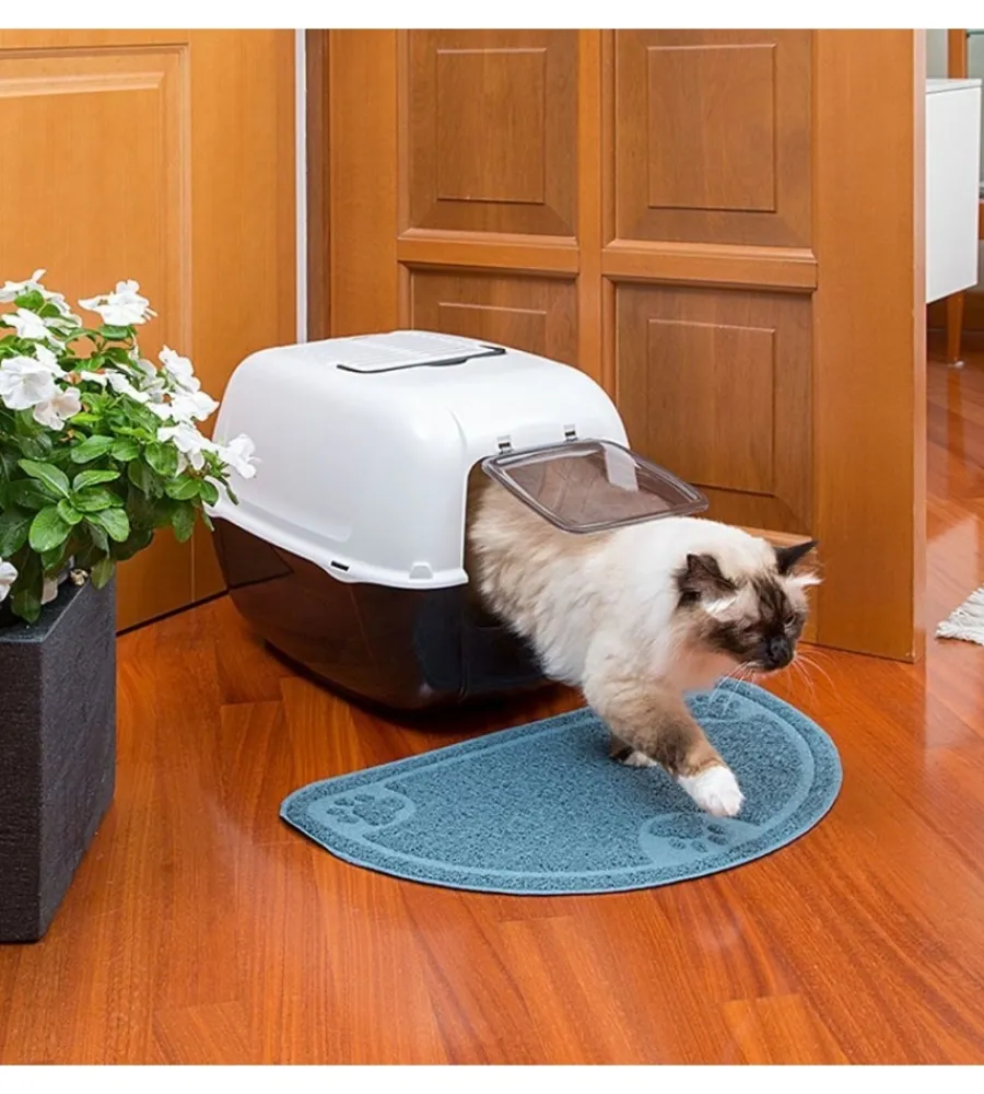 Sale Lettiera toilette gatto chiusa "prima" nero 39,5x52,5x38 cm Lettiere E Sabbia