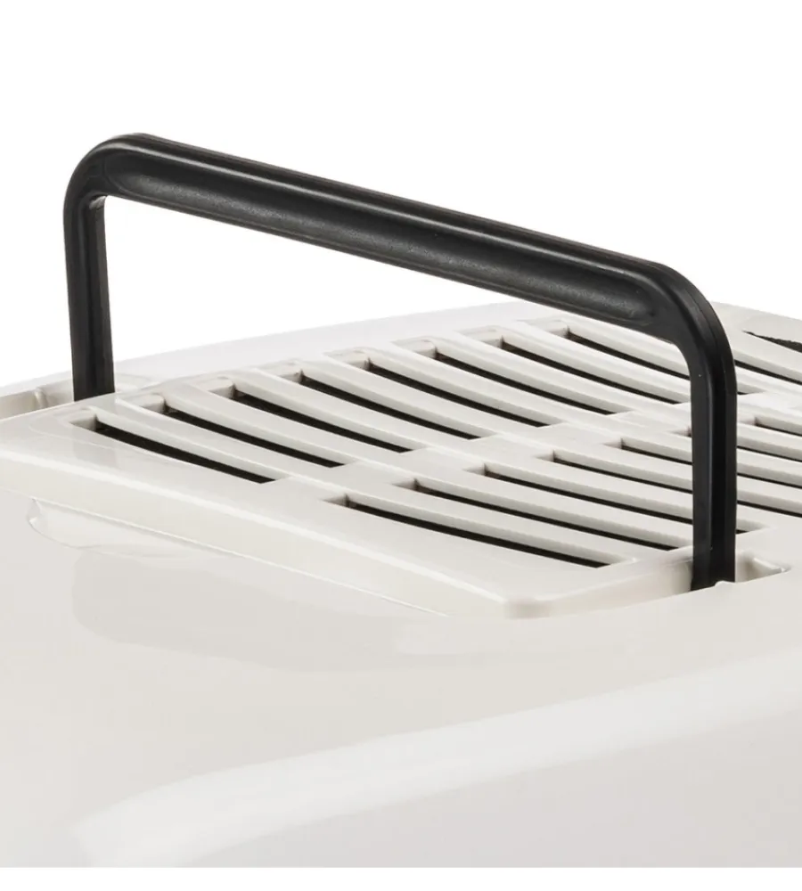 Sale Lettiera toilette gatto chiusa "prima" nero 39,5x52,5x38 cm Lettiere E Sabbia