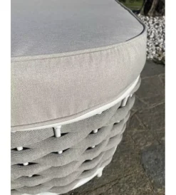 Mobili Da Giardino E Accessori- Lettino da giardino reclinabile con parasole a due posti riviera 