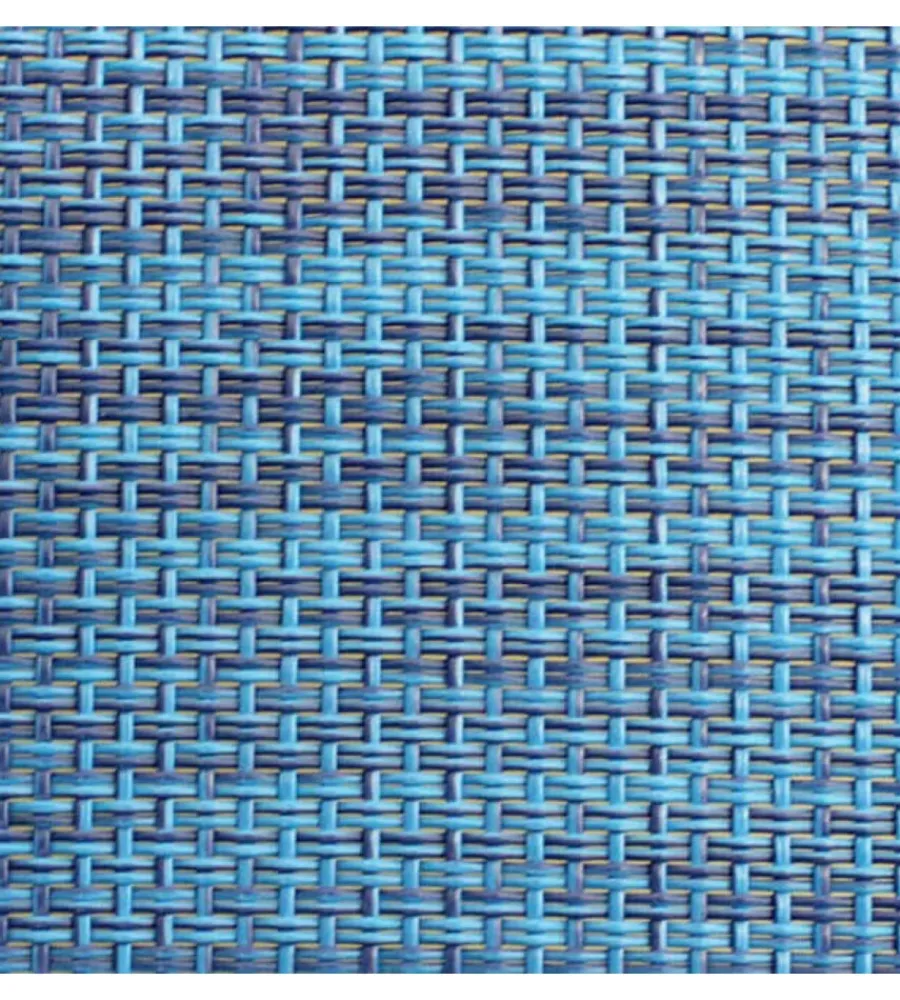 Mobili Da Giardino E Accessori- Lettino prendisole elica garden "bari" in alluminio e textilene blu melange 186x61x38 cm